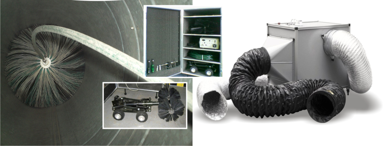 Czyszczenie mechaniczno – rotacyjno – pneumatyczne